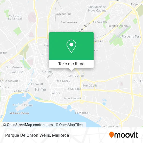 Parque De Orson Wells map