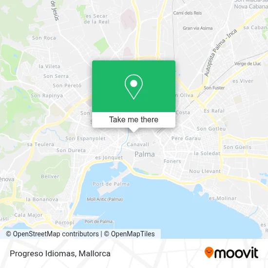 Progreso Idiomas map