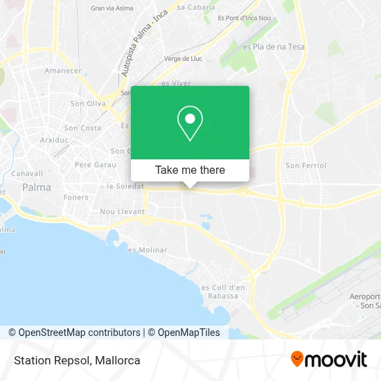 Station Repsol map