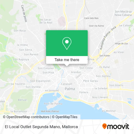 El Local Outlet Segunda Mano map