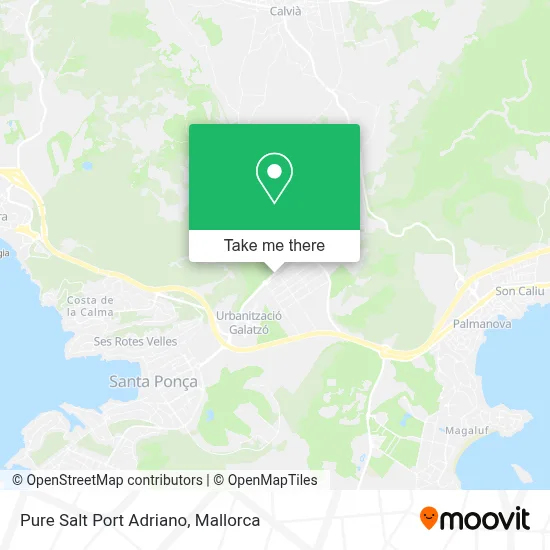 Pure Salt Port Adriano map