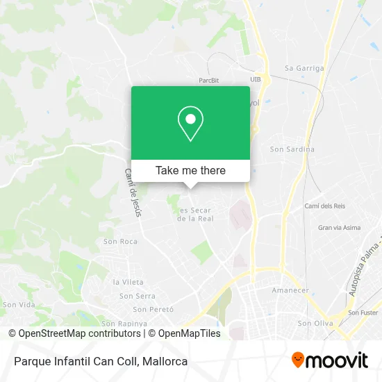 Parque Infantil Can Coll map