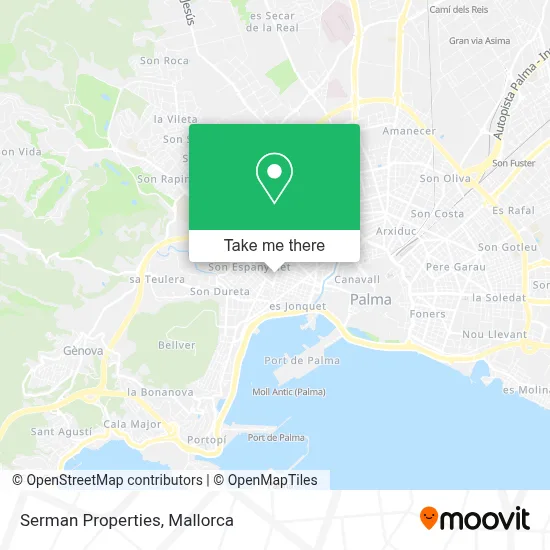 Serman Properties map