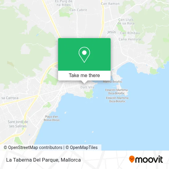 La Taberna Del Parque map