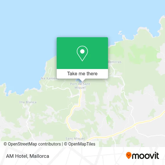 AM Hotel map
