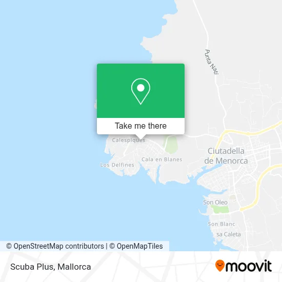Scuba Plus map