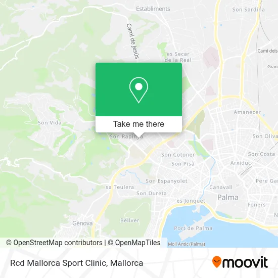 Rcd Mallorca Sport Clinic map