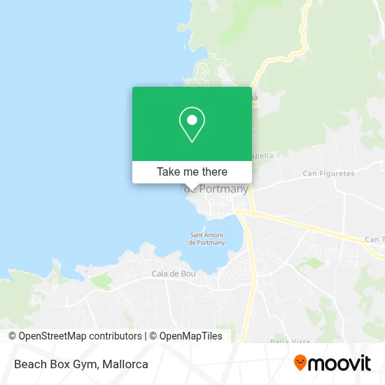 Beach Box Gym map