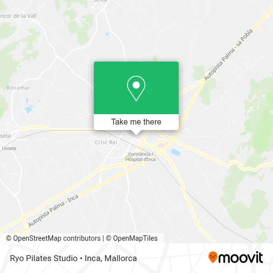 Ryo Pilates Studio • Inca map