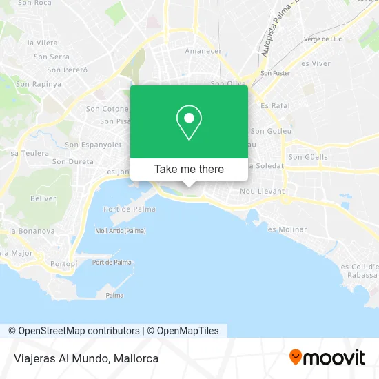 Viajeras Al Mundo map