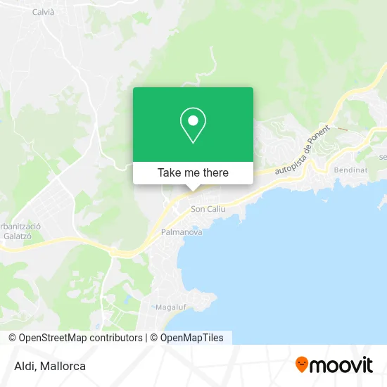 Aldi map