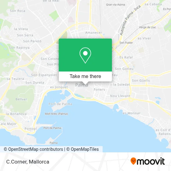 C.Corner map