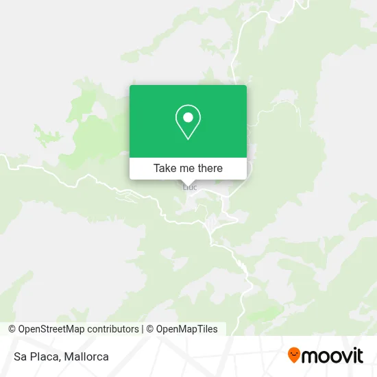 Sa Placa map