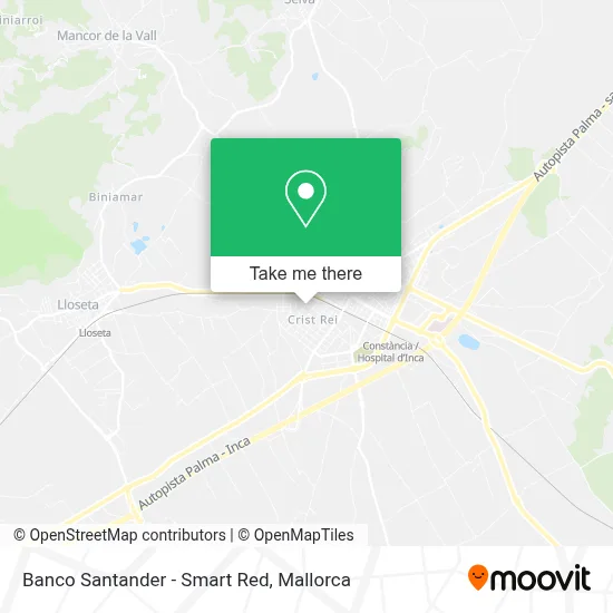 Banco Santander - Smart Red map