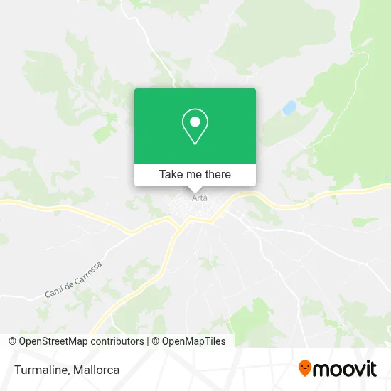 Turmaline map