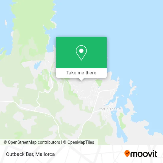 Outback Bar map