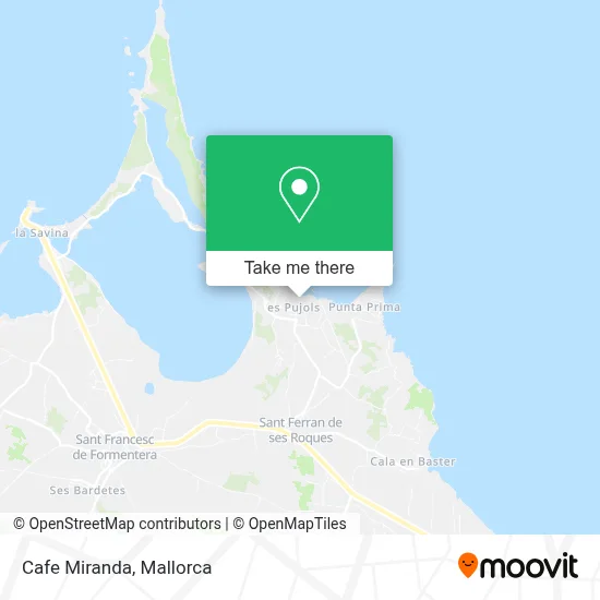 Cafe Miranda map