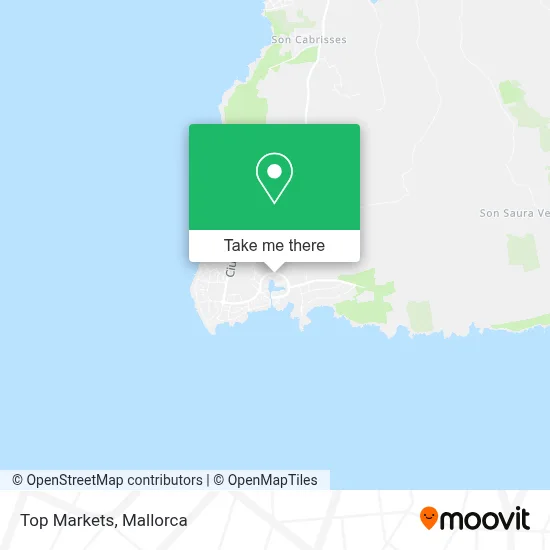 Top Markets map