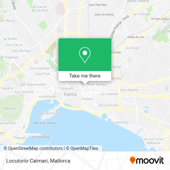 Locutorio Caimari map