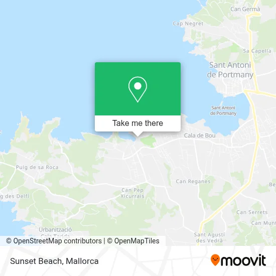 Sunset Beach map
