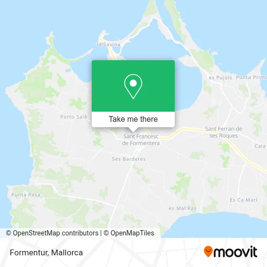Formentur map