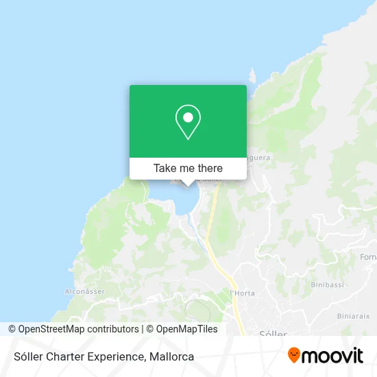 Sóller Charter Experience map