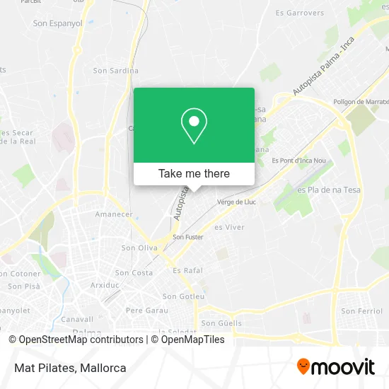 Mat Pilates map