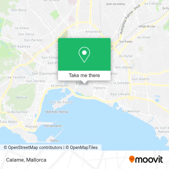 Calame map