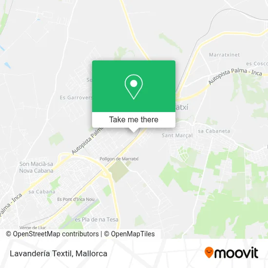 Lavandería Textil map