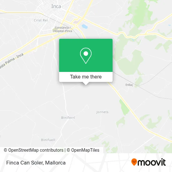 Finca Can Soler map