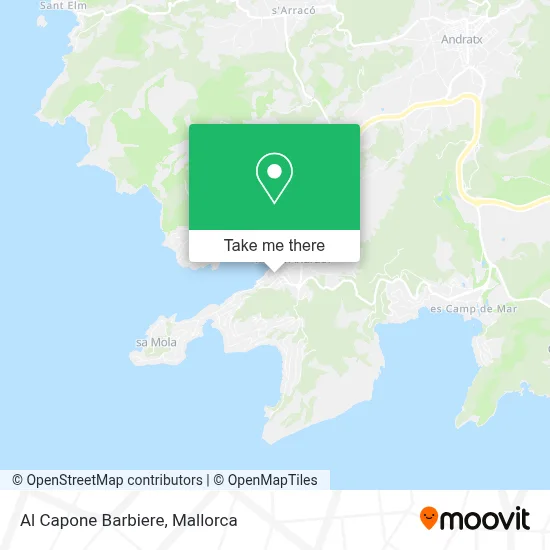 Al Capone Barbiere map