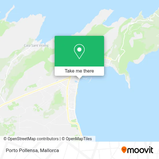 Porto Pollensa map