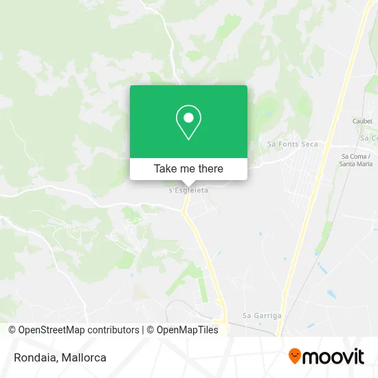 Rondaia map