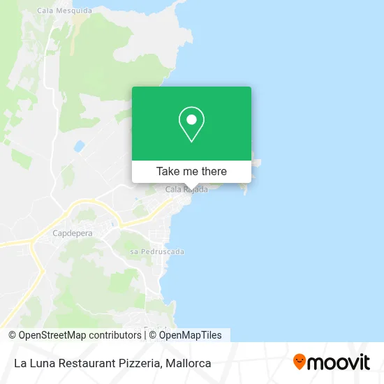 Ristorante Pizzeria La Luna map