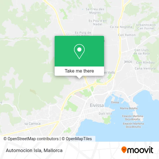 Automocion Isla map