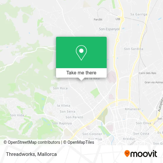 Threadworks map