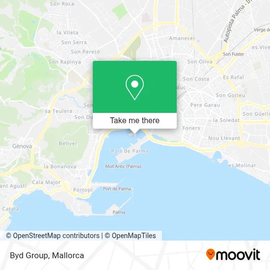 Byd Group map