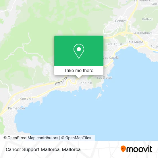 Cancer Support Mallorca map