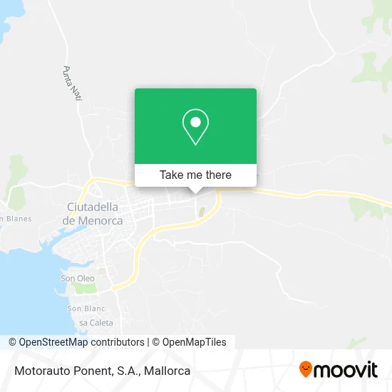 Motorauto Ponent, S.A. map