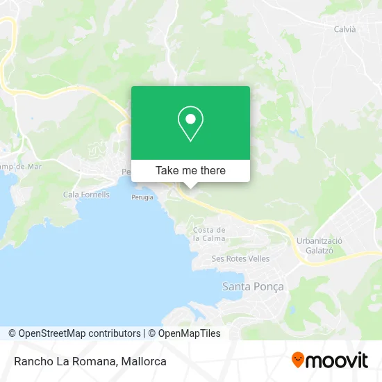 Rancho La Romana map