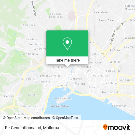 Re-Generationsalud map