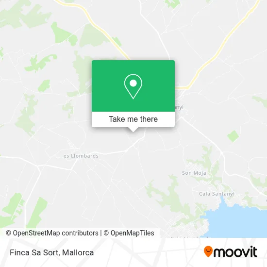 Finca Sa Sort map