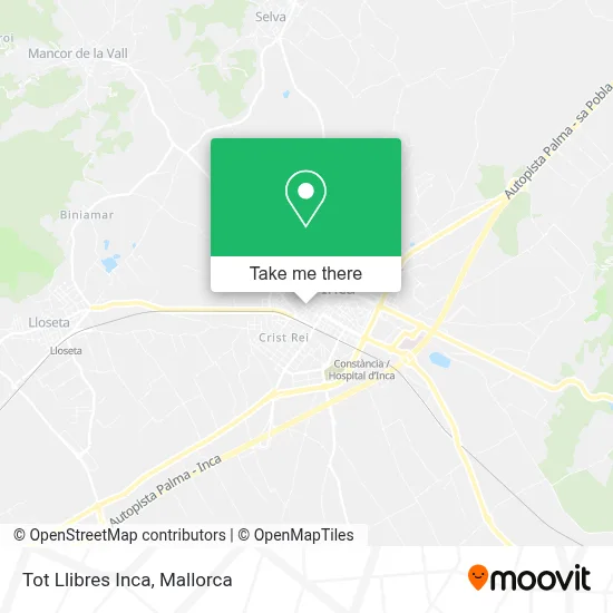 Tot Llibres Inca map