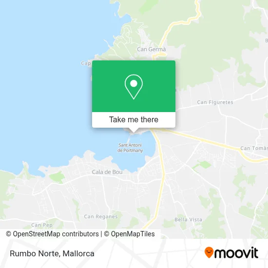 Rumbo Norte map