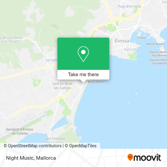 Night Music map