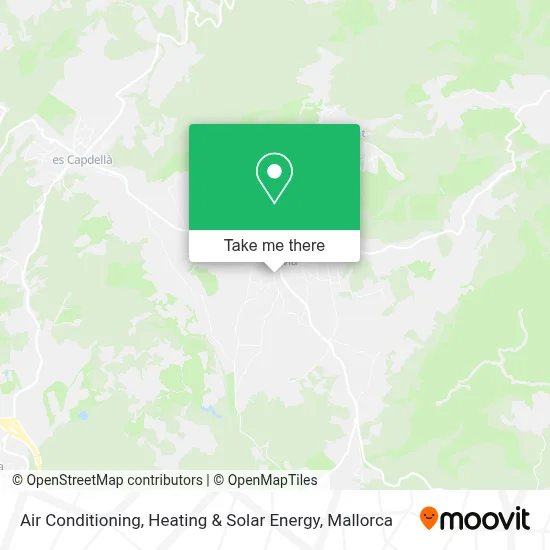 Air Conditioning, Heating & Solar Energy map