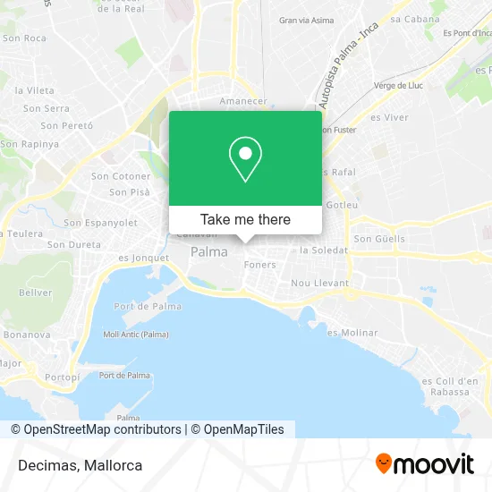 Decimas map