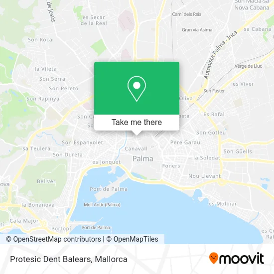 Protesic Dent Balears map