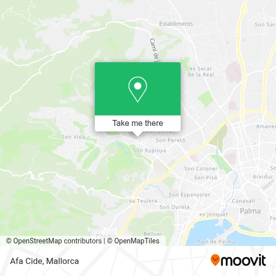 Afa Cide map