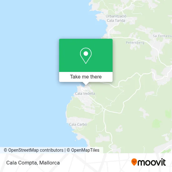 Cala Compta map